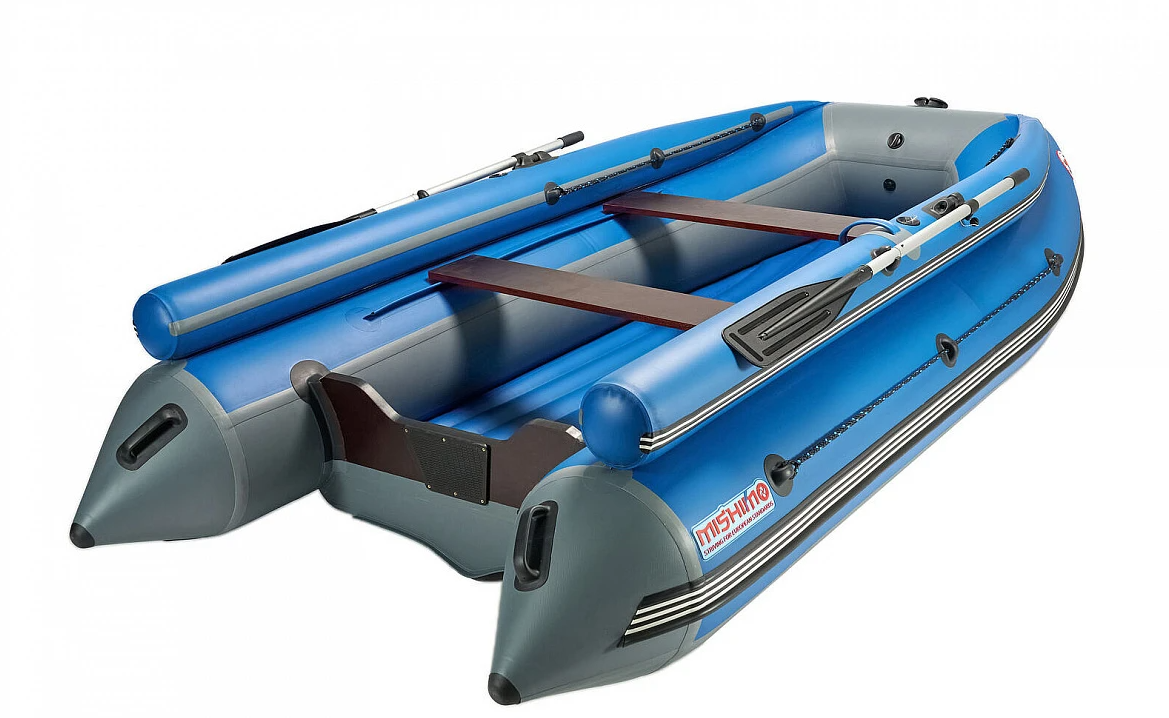 КОМПЛЕКТ ЛОДКА MISHIMO FAMILY LITE 390 + МОТОР 9,9 (15) Л.С. в Санкт-Петербурге