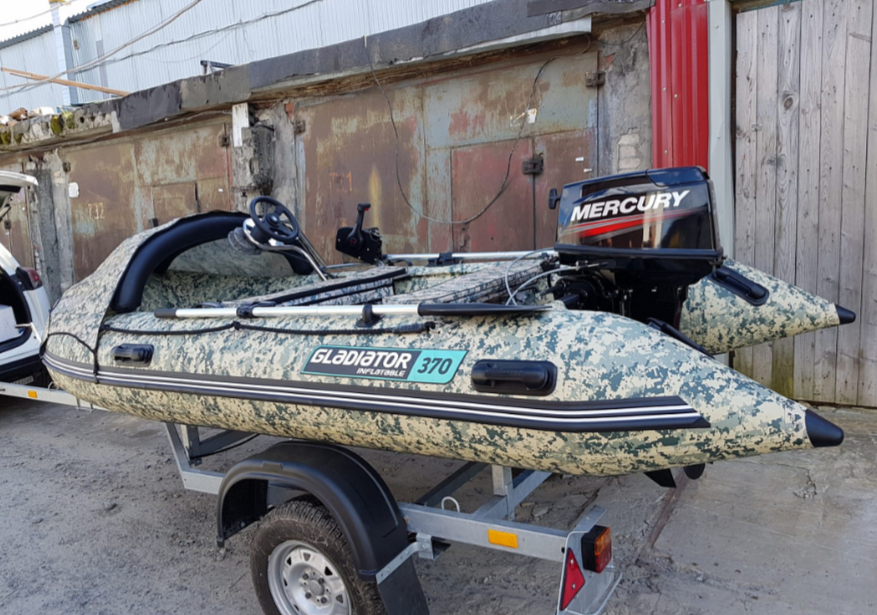 НАДУВНАЯ ЛОДКА GLADIATOR C370AL в Санкт-Петербурге