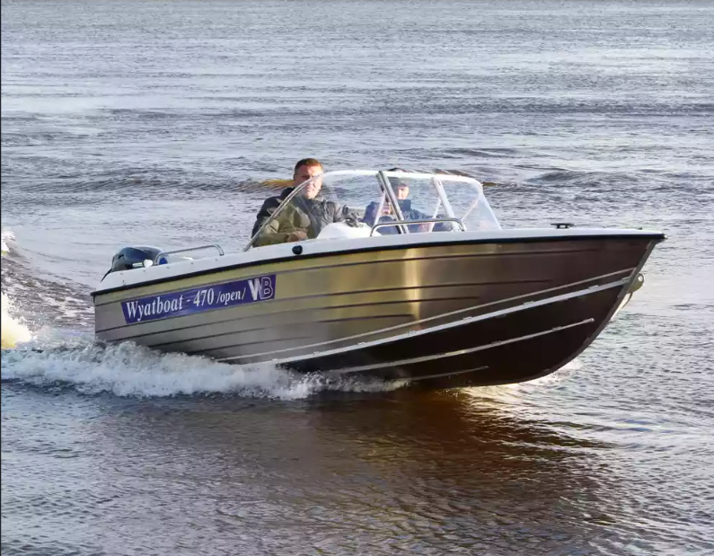 Комбинированный катер Wyatboat-470 Open в Санкт-Петербурге