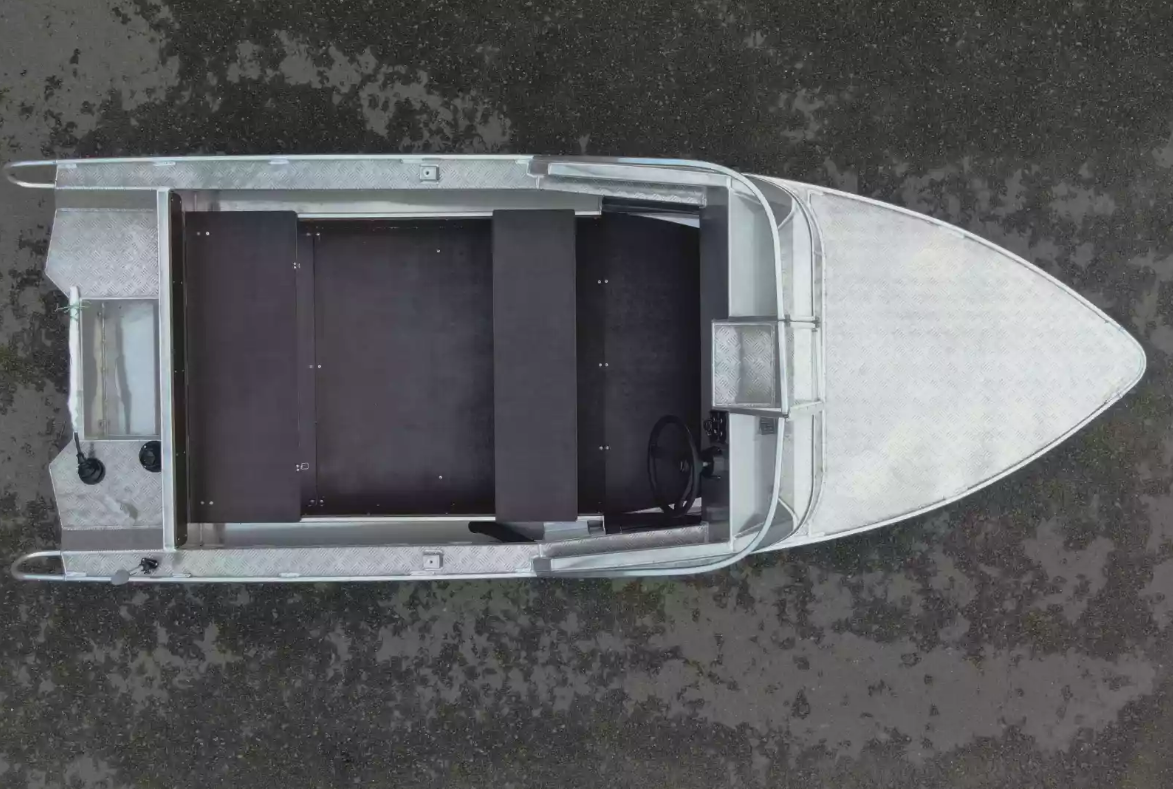 Алюминиевый катер Wyatboat-390 Pro в Санкт-Петербурге