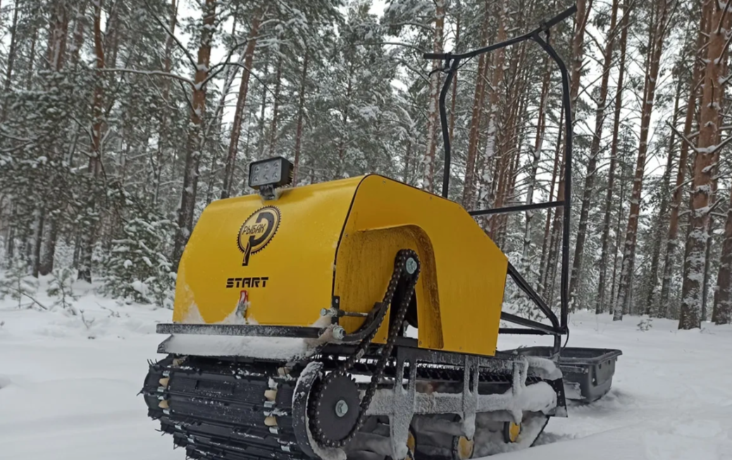 Мотобуксировщик РЫБАК СТАРТ Lifan 15 л.с. (металлический капот) в Санкт-Петербурге
