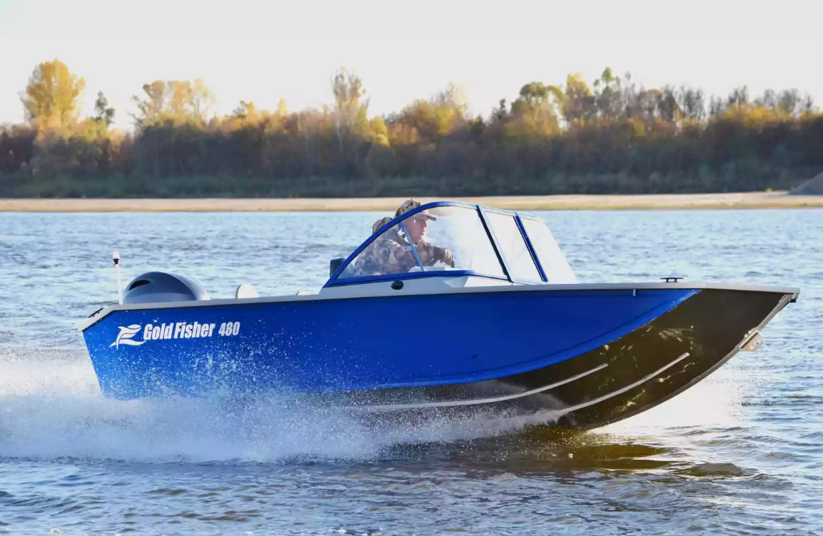 Алюминиевый катер Gold Fisher 480 DCM FISH в Санкт-Петербурге