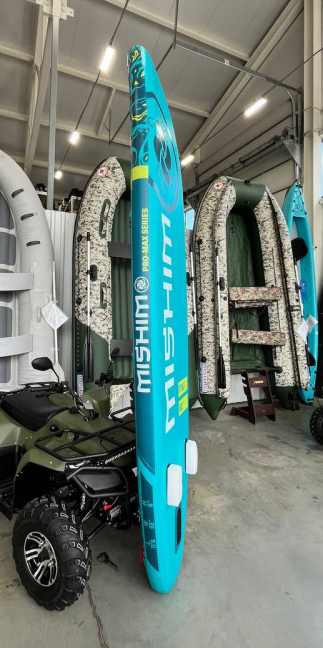 SUP (САП) Доска MISHIMO PRO-MAX Light Teal 12,6’ (385см) в Санкт-Петербурге