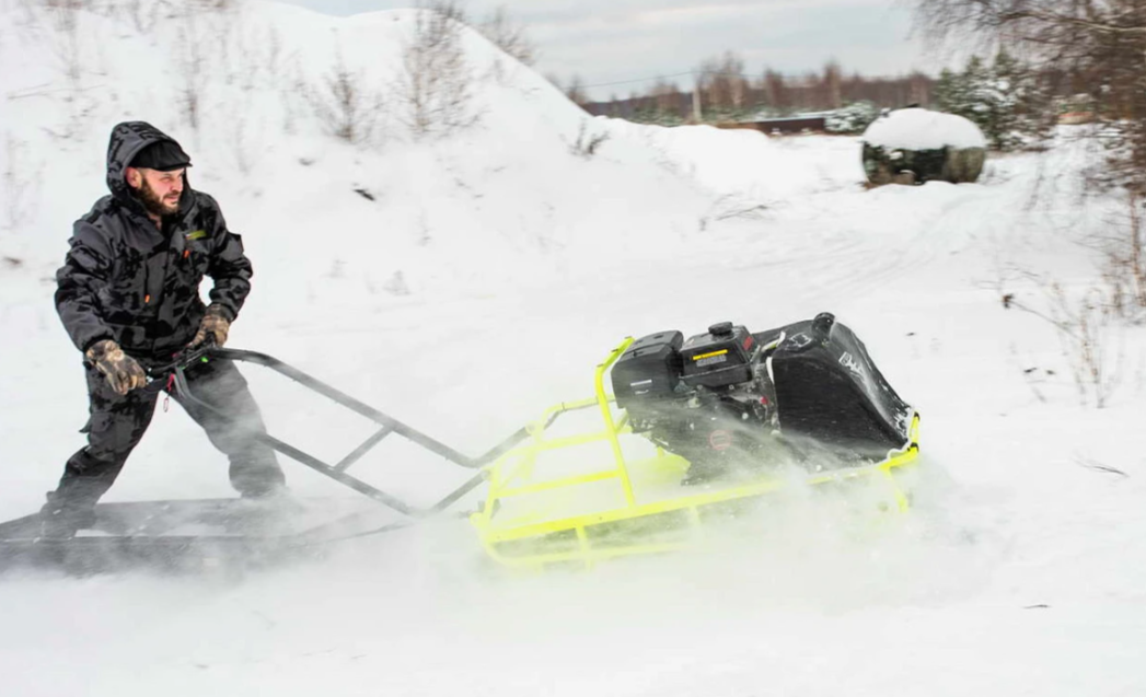 Мотобуксировщик Бурлак ХОЗЯИН-1 (капот металл) в Санкт-Петербурге