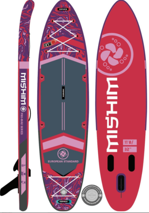 SUP (САП) Доска MISHIMO PRO-MAX Viva Magenta 10.6’ (320см) в Санкт-Петербурге
