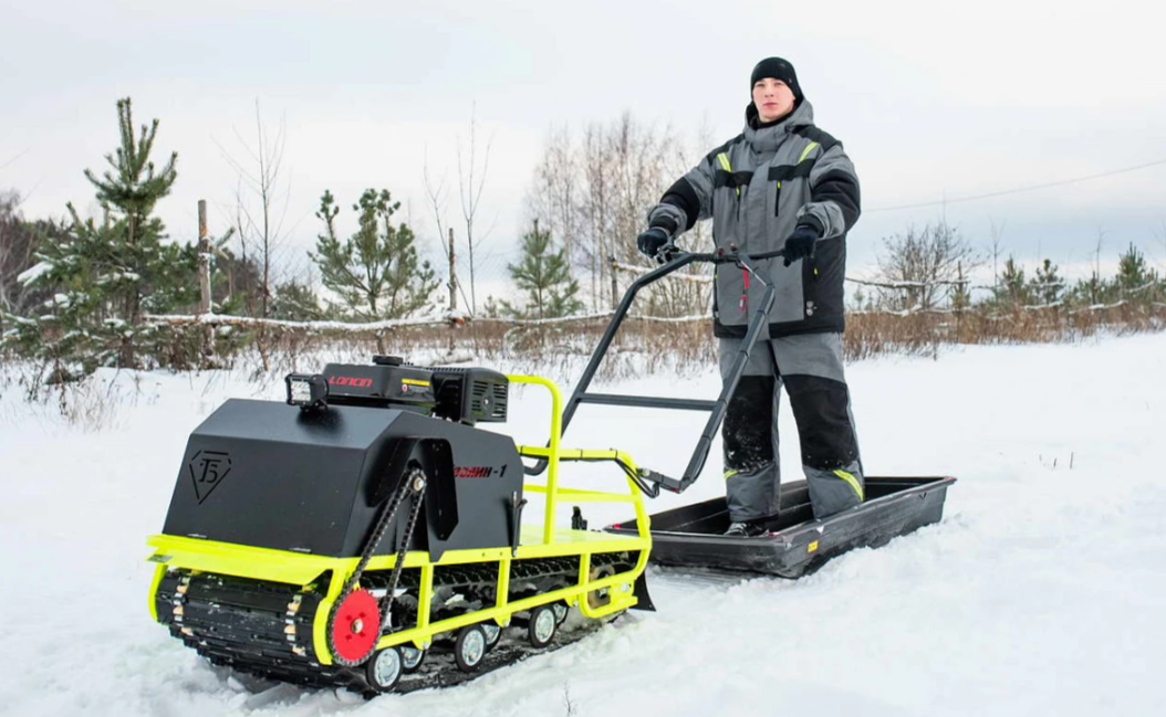 Мотобуксировщик Бурлак ХОЗЯИН-1 (капот металл) в Санкт-Петербурге