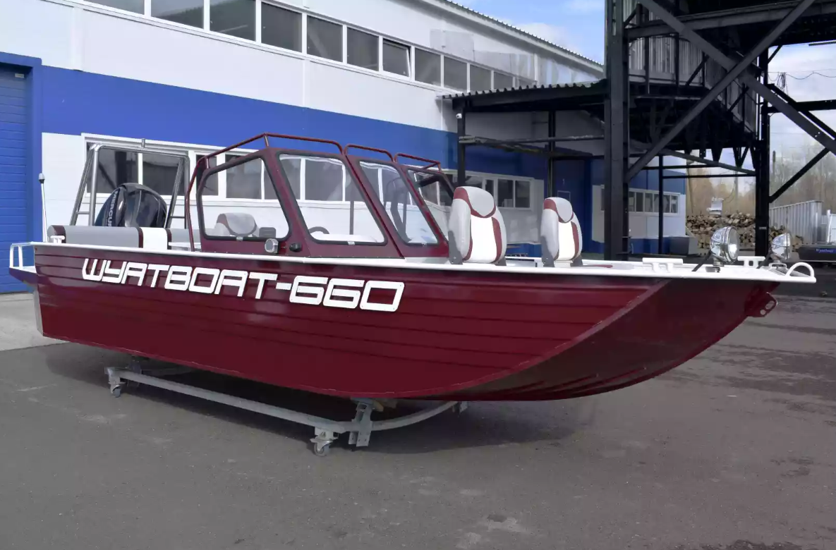 Алюминиевый катер Wyatboat-660 в Санкт-Петербурге