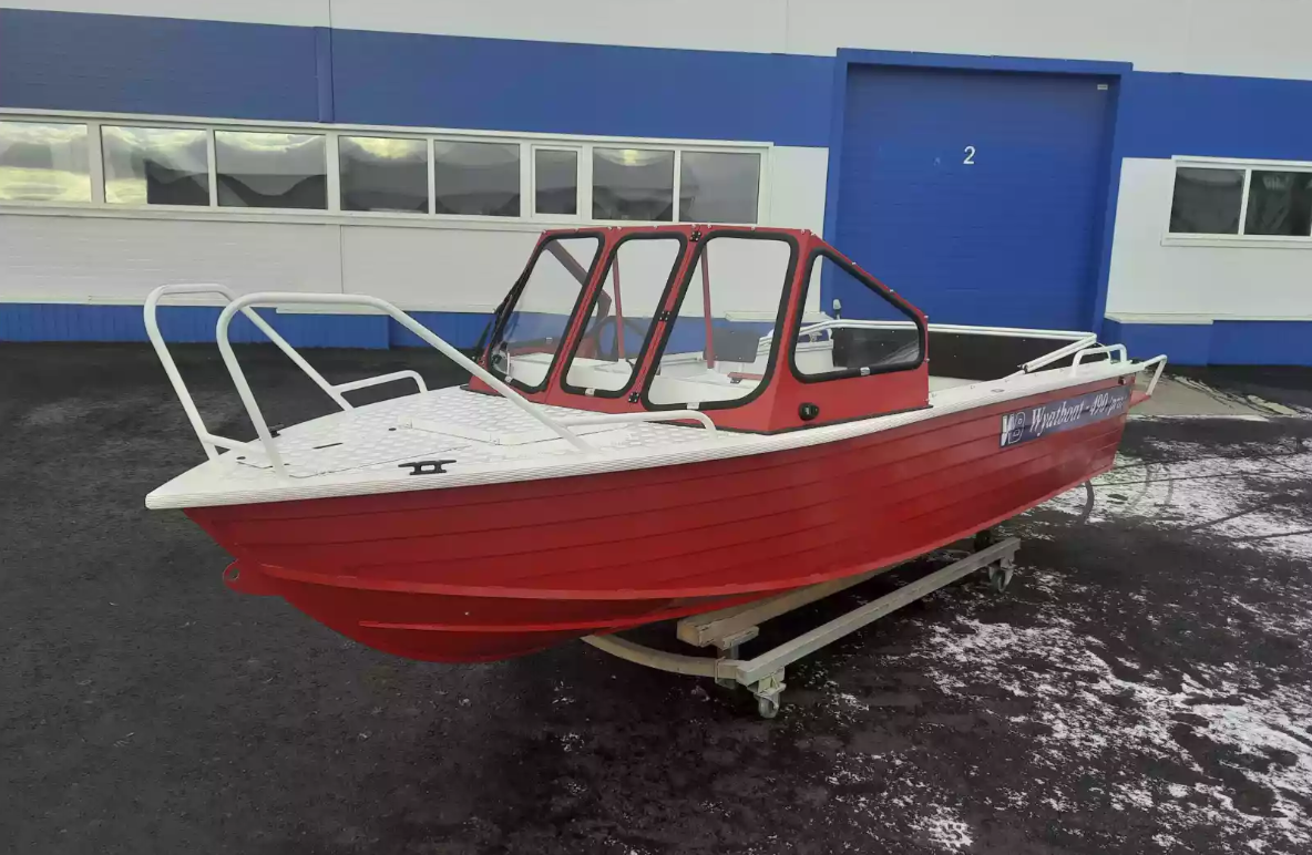 Алюминиевый катер Wyatboat-490 DCM Pro в Санкт-Петербурге