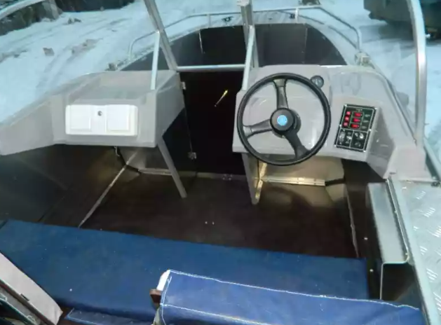 Алюминиевый катер Wyatboat-430T DCM Трансформер в Санкт-Петербурге