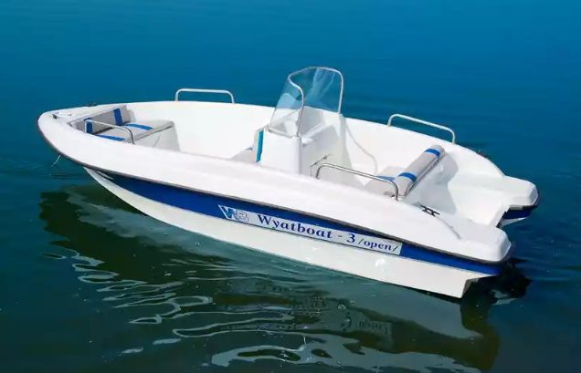 Стеклопластиковый катер Wyatboat-3 Open в Санкт-Петербурге