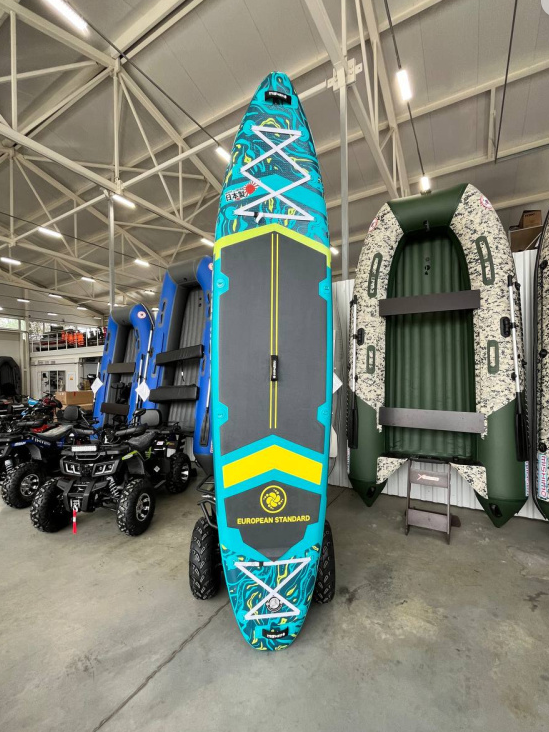 SUP (САП) Доска MISHIMO PRO-MAX Light Teal 12,6’ (385см) в Санкт-Петербурге