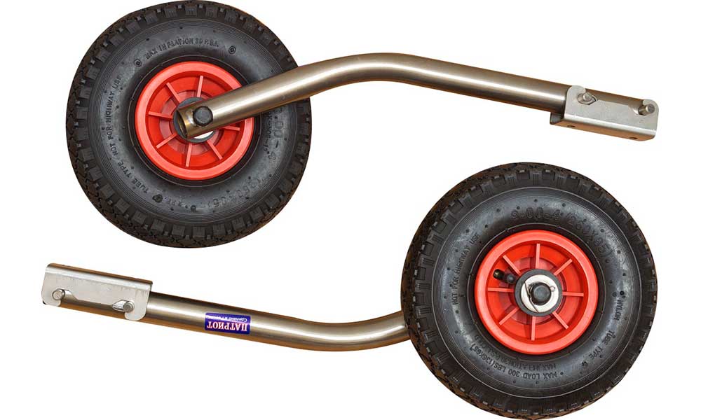 Транцевые колеса модульные удлиненные из нержавеющей стали в Санкт-Петербурге