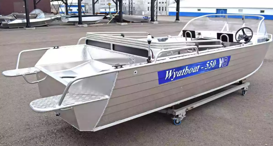 Алюминиевый катер Wyatboat-550 Pro в Санкт-Петербурге