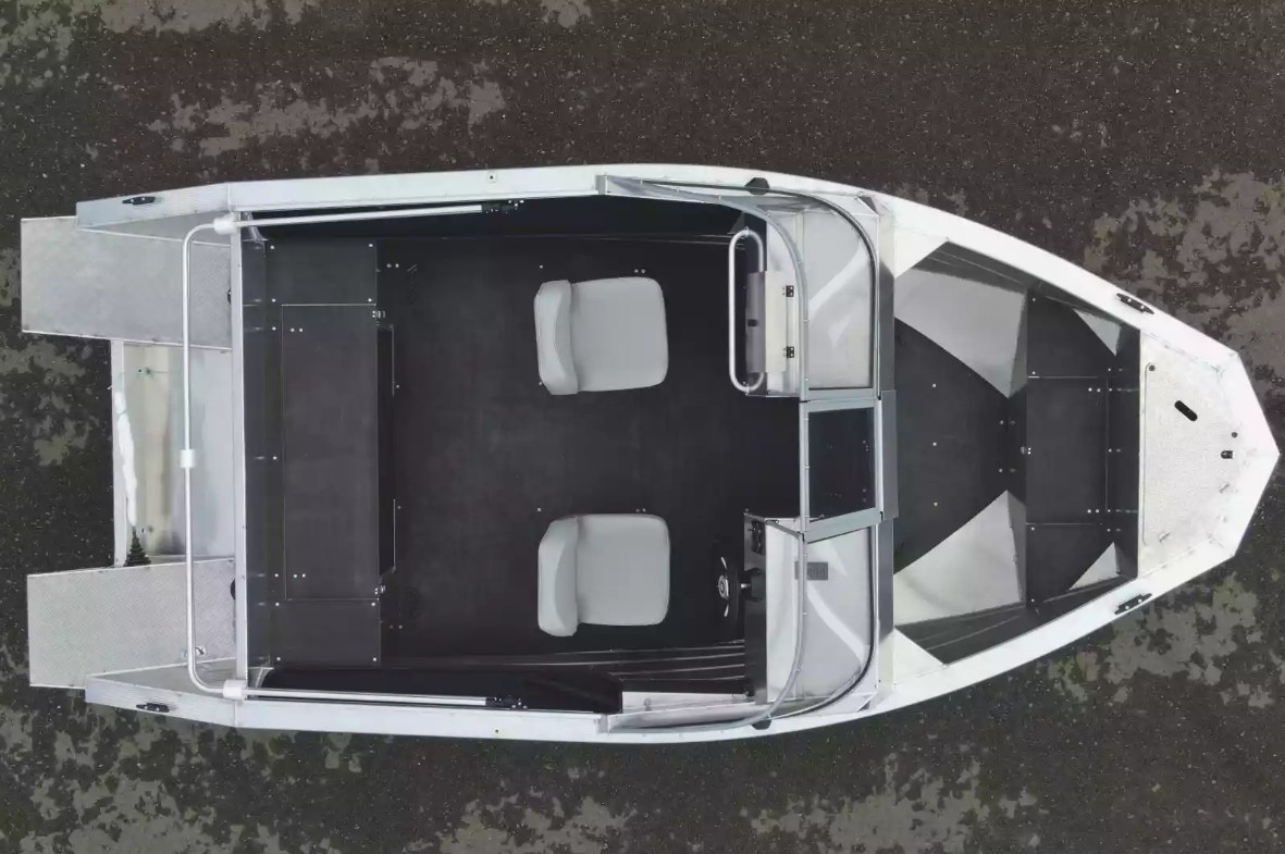 Алюминиевый катер Неман-450 DC NEW без покраски в Санкт-Петербурге