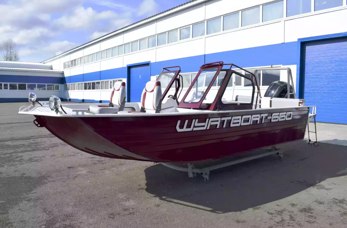 Алюминиевый катер Wyatboat-660 в Санкт-Петербурге