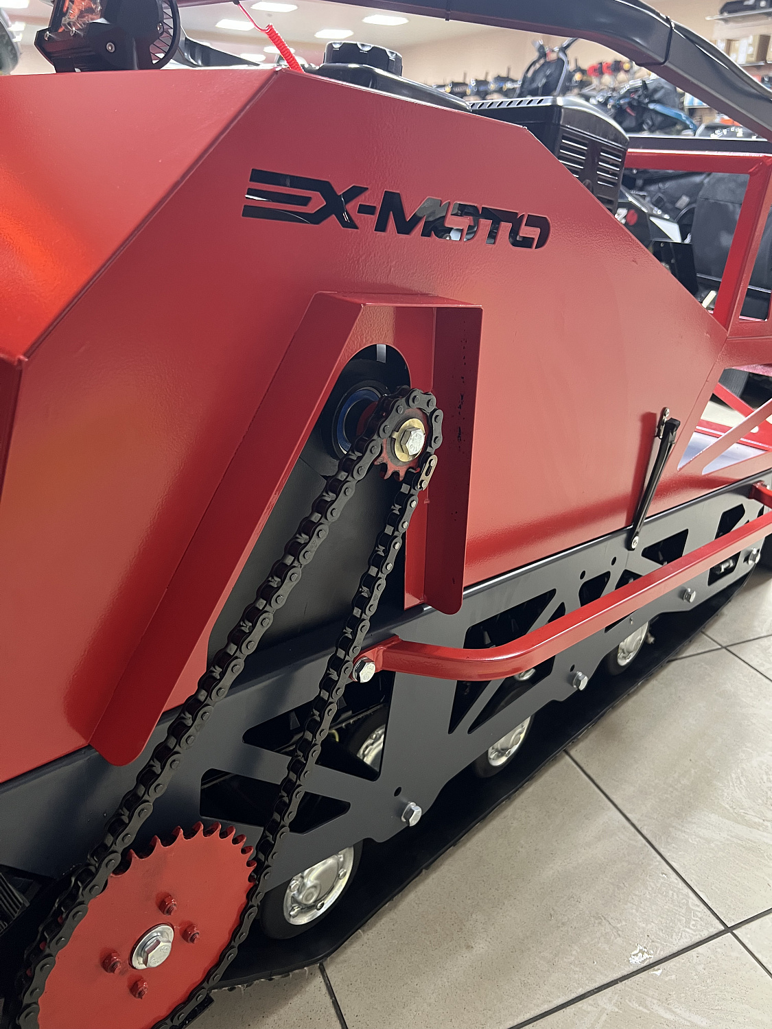 Мотобуксировщик EX-MOTO SNOWDOG S500 15л.с в Санкт-Петербурге