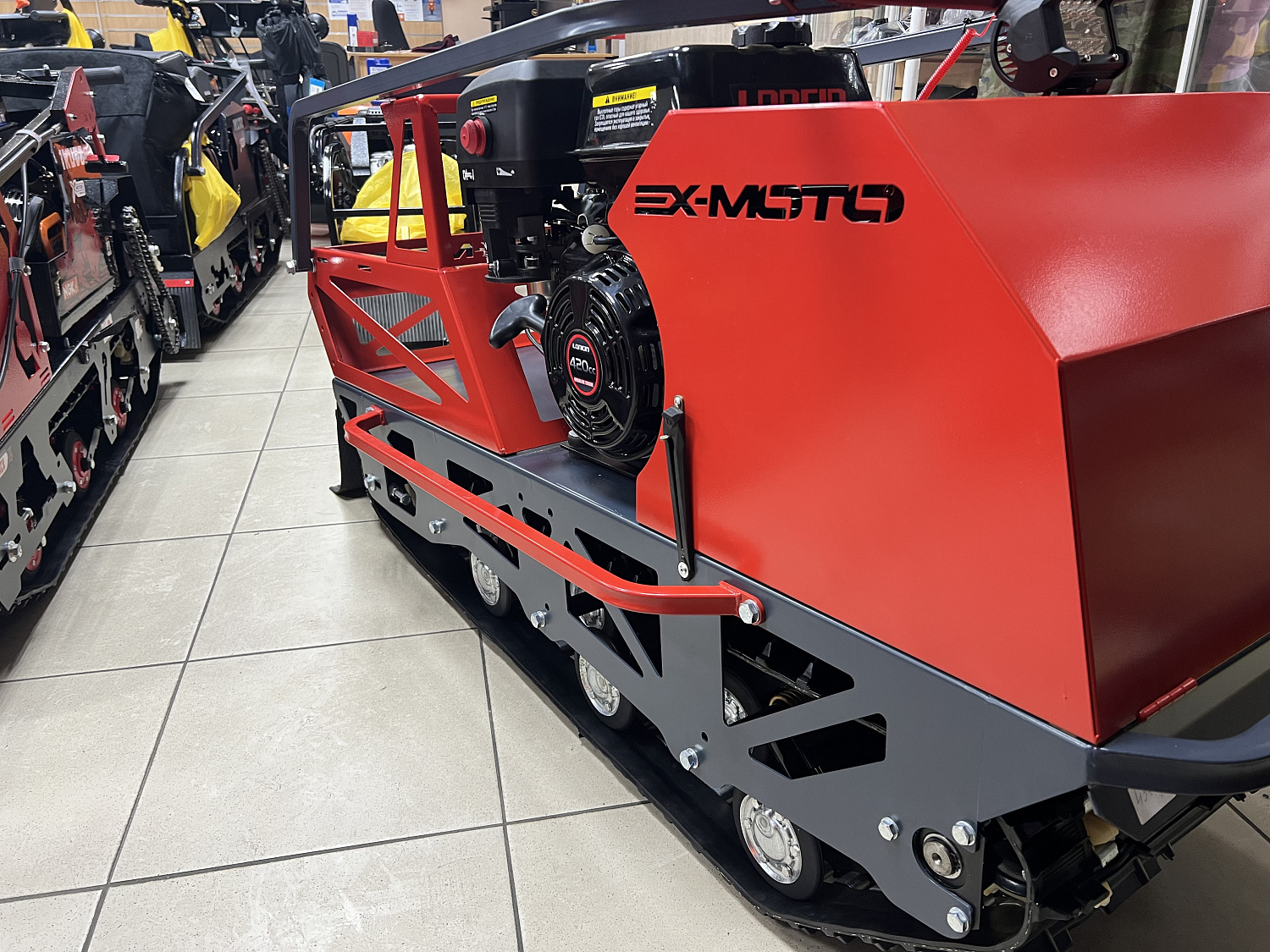 Мотобуксировщик EX-MOTO SNOWDOG S500 15л.с в Санкт-Петербурге