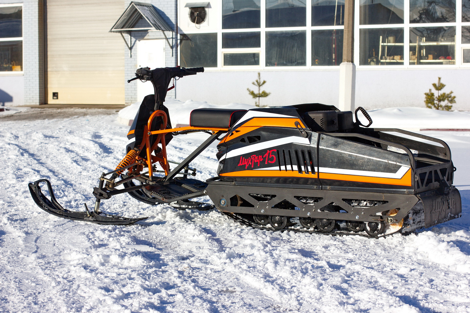 Мотобуксировщик IRBIS Мухтар 15 с лыжным модулем в комплекте в Санкт-Петербурге