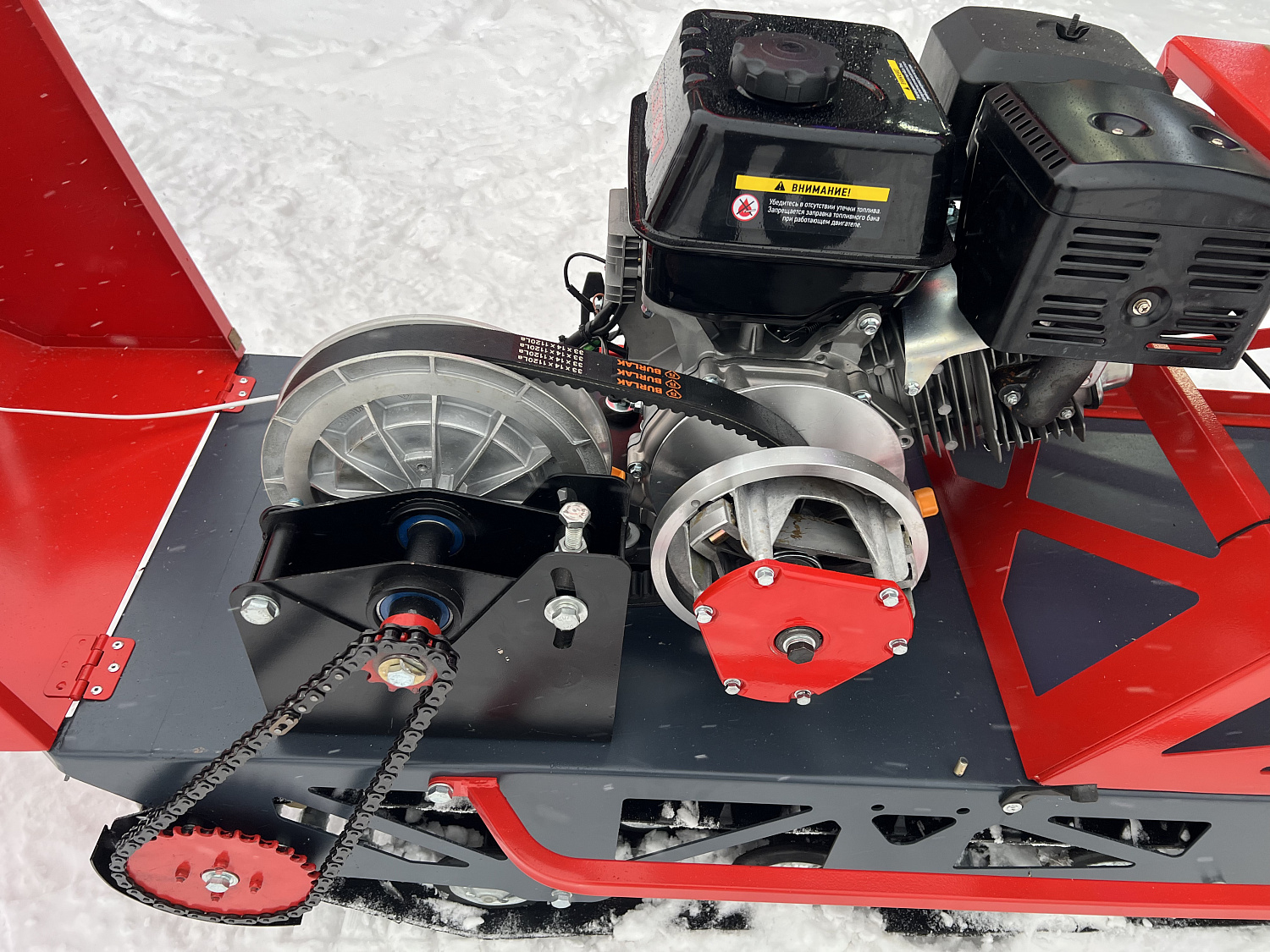 Мотобуксировщик EX-MOTO SNOWDOG S500 15л.с в Санкт-Петербурге