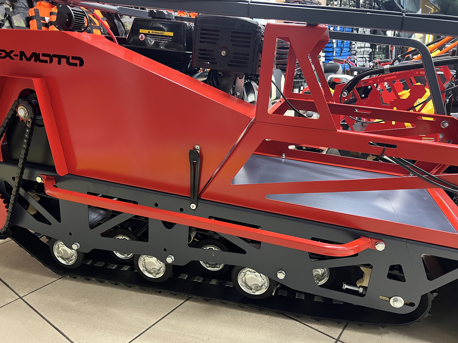 Мотобуксировщик EX-MOTO SNOWDOG S500 15л.с в Санкт-Петербурге