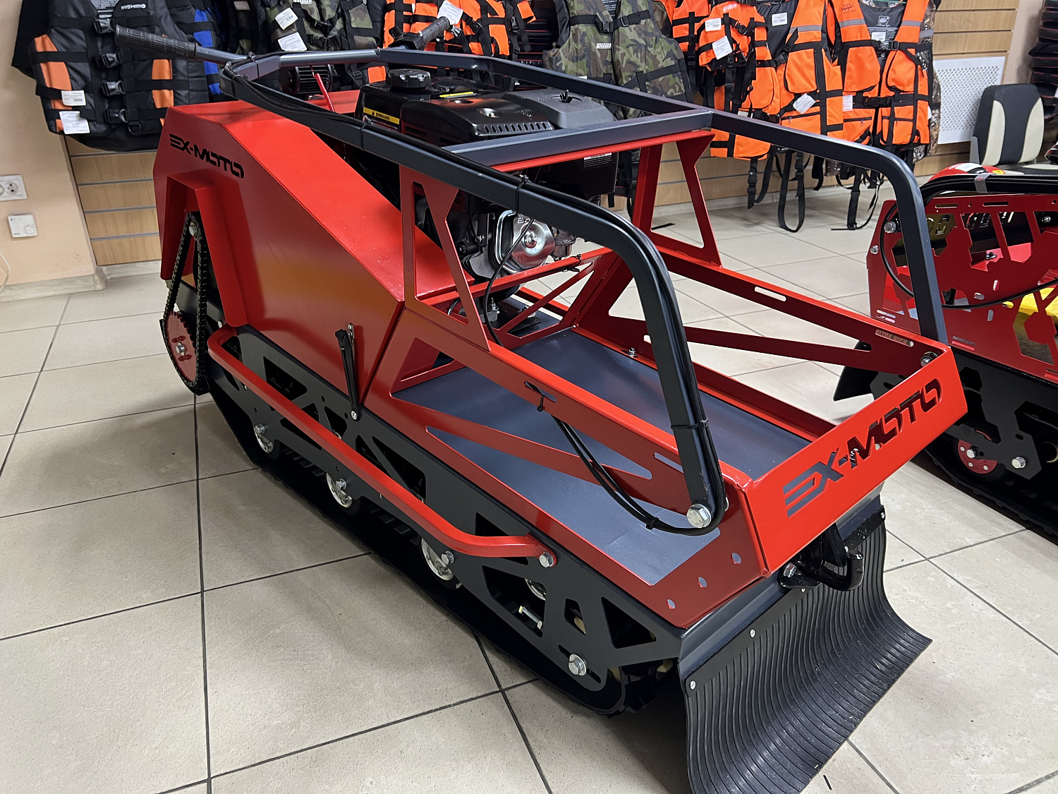 Мотобуксировщик EX-MOTO SNOWDOG S500 15л.с в Санкт-Петербурге