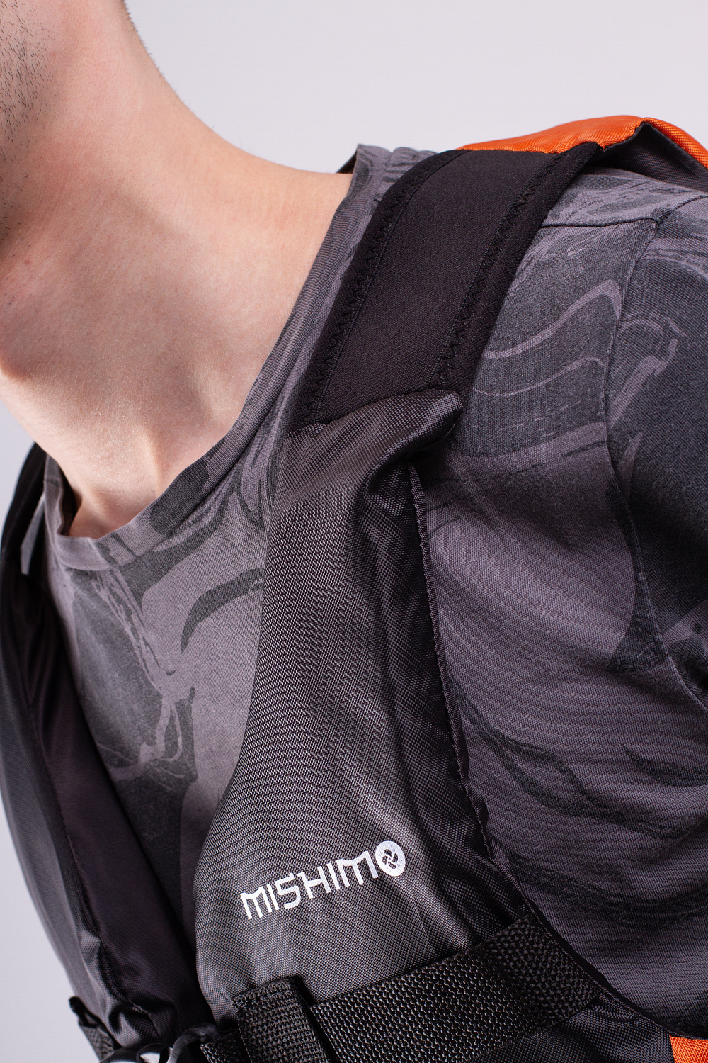 Жилет спасательный MISHIMO PRO Премиум качества Черно-оранжевый в Санкт-Петербурге