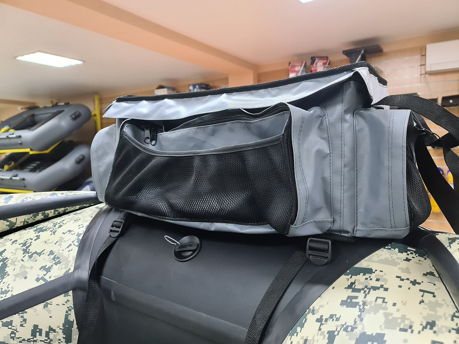 СУМКА ЛЮКС НА БАЛЛОН ДЛЯ ЛОДОК ПВХ 50Х25Х25 СМ в Санкт-Петербурге